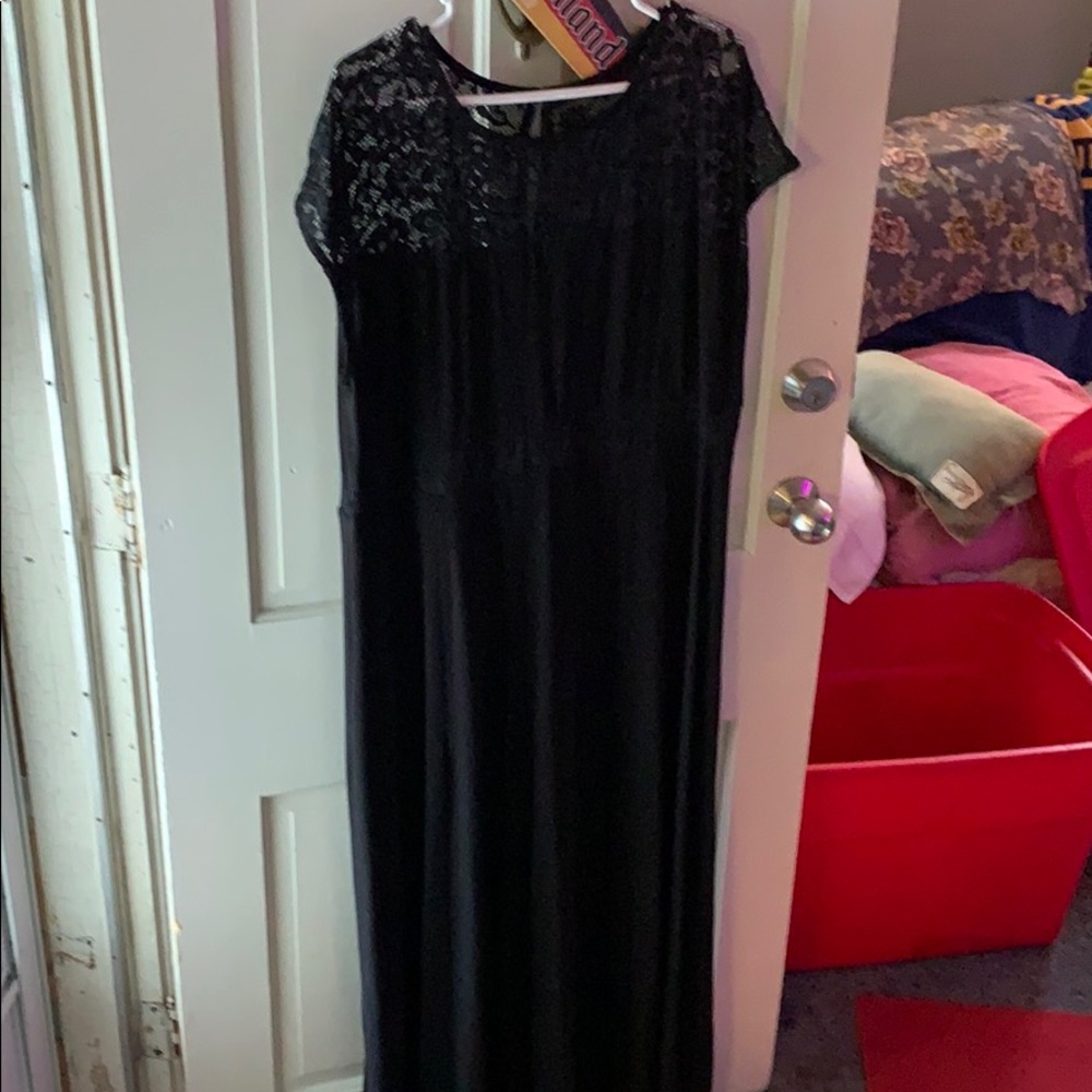 Torrid Black Lace Top All Occasion Dress